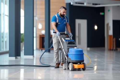 blue pine diverse commercial cleaning bank